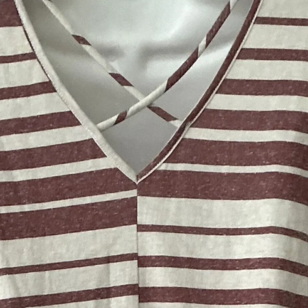 LOVELY SOULS STRIPED PRINT TOP - Picture 6 of 7